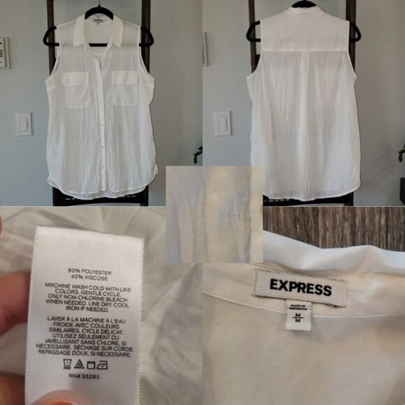 Blouse Tank Top Womens S/M Sleeveless Lightweight Flowy Breathable Bundle Lot - Picture 6 of 16